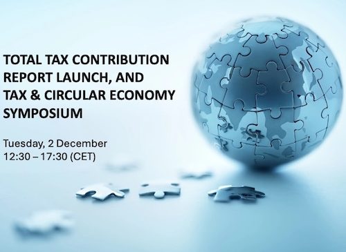 Total Tax Contribution Report Launch and Tax & Circular Economy Symposium